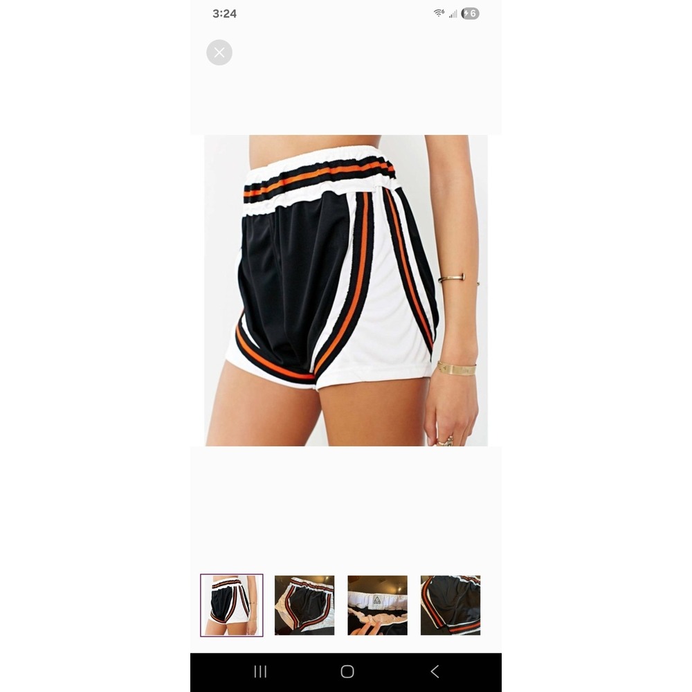 UNIF jogger boxing shorts size small black orange white good condition